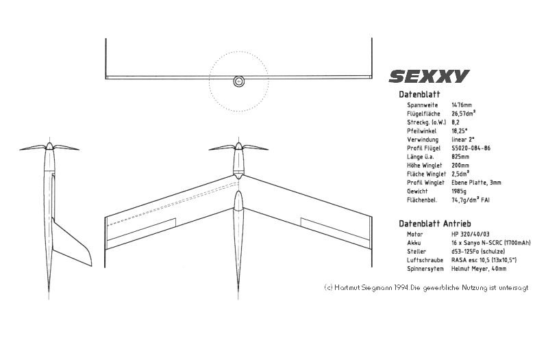 HS 40 Sexxy 3-view
