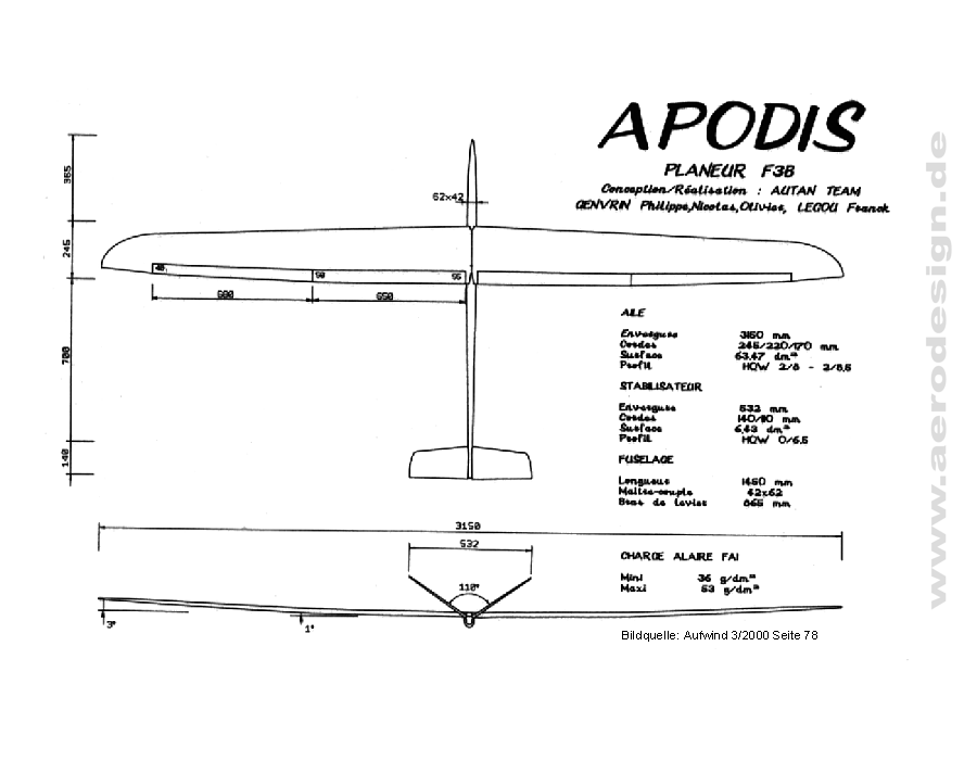 F3B Modell "Apodis"