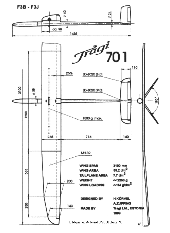 F3B Modell "Tragi 701"